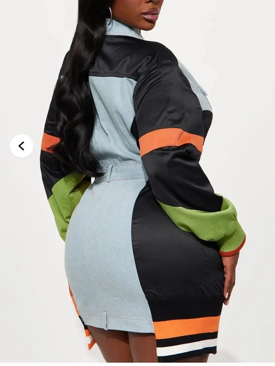 Fashionnova Sonic Zoom Denim Mini Dress - Picture 5 of 8